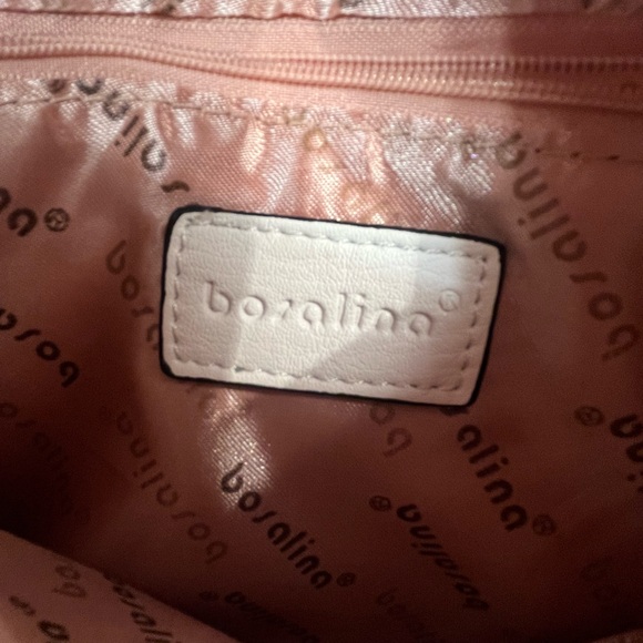 Bosalina Perforated Style Crossbody Bag Purse White - Picture 10 of 13